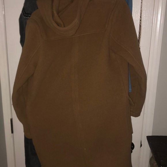 Abercrombie and Fitch Wool-Blend Trench Coat - Picture 3 of 4